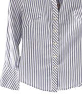 Camisa fit manga larga a rayas