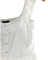 Blusa crop de tiras en plumetí