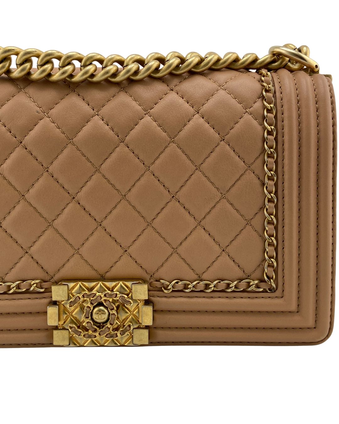 Lambskin Quilted Boy Medium