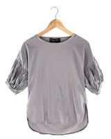 Blusa high and low manga corta