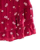 Falda mini espalda encauchada