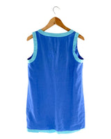 Vestido mini en lino recto