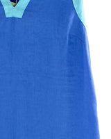 Vestido mini en lino recto
