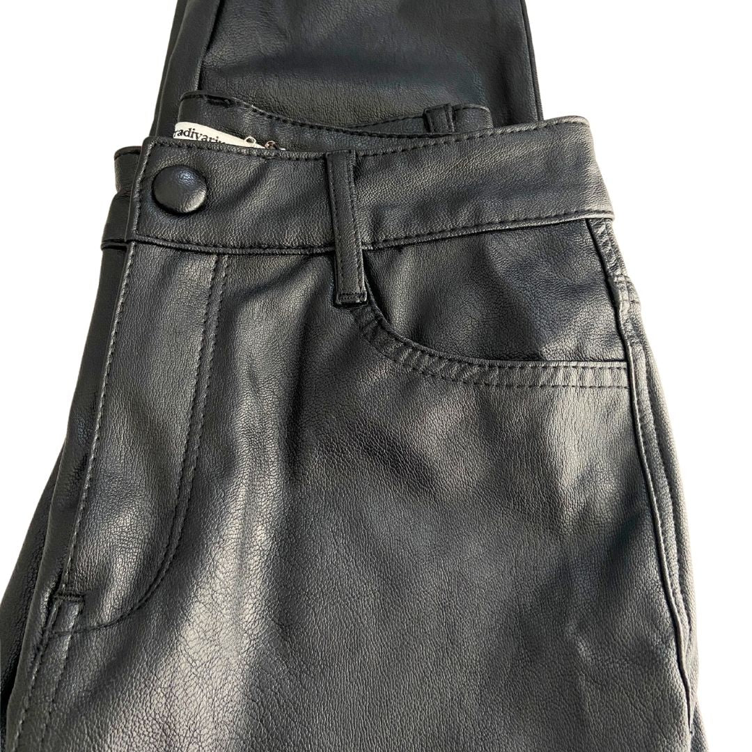 Pantalón skinny efecto piel