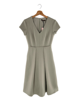Vestido midi manga corta