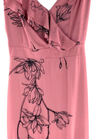 Maxi vestido con vuelos print