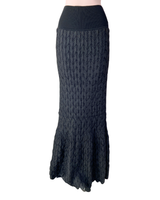 Maxi falda sirena tejida