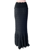 Maxi falda sirena tejida