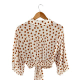 Camisa manga larga anudado