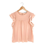 Blusa sleeveless con textura