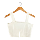 Crop top tiras anchas