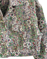 Chaqueta crop en Jacquard