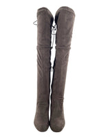 Botas en gamuza caña alta