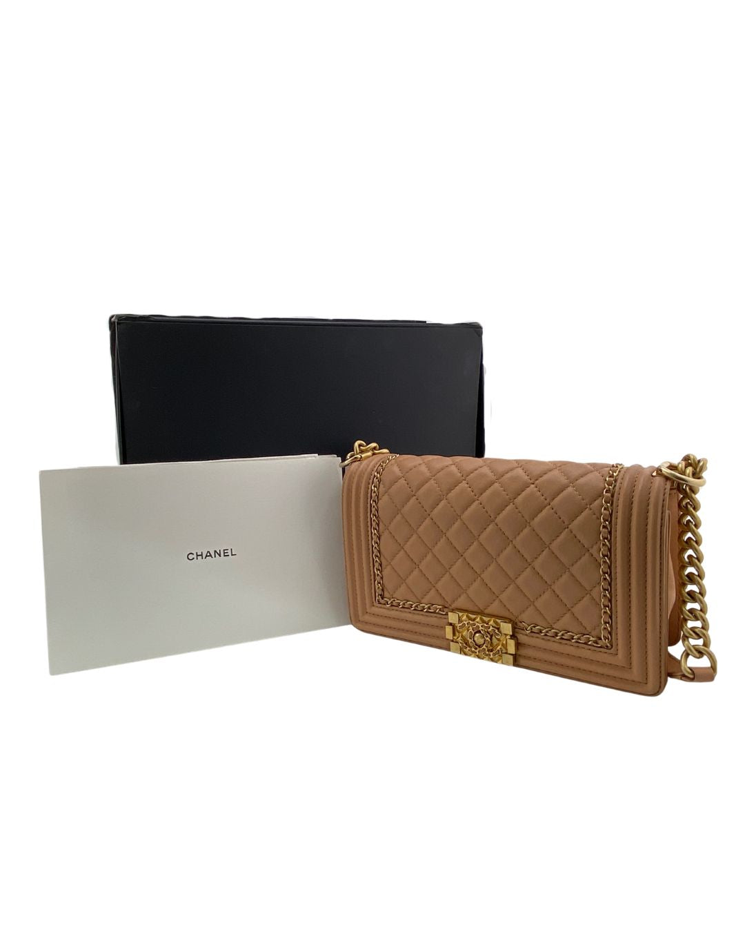 Lambskin Quilted Boy Medium