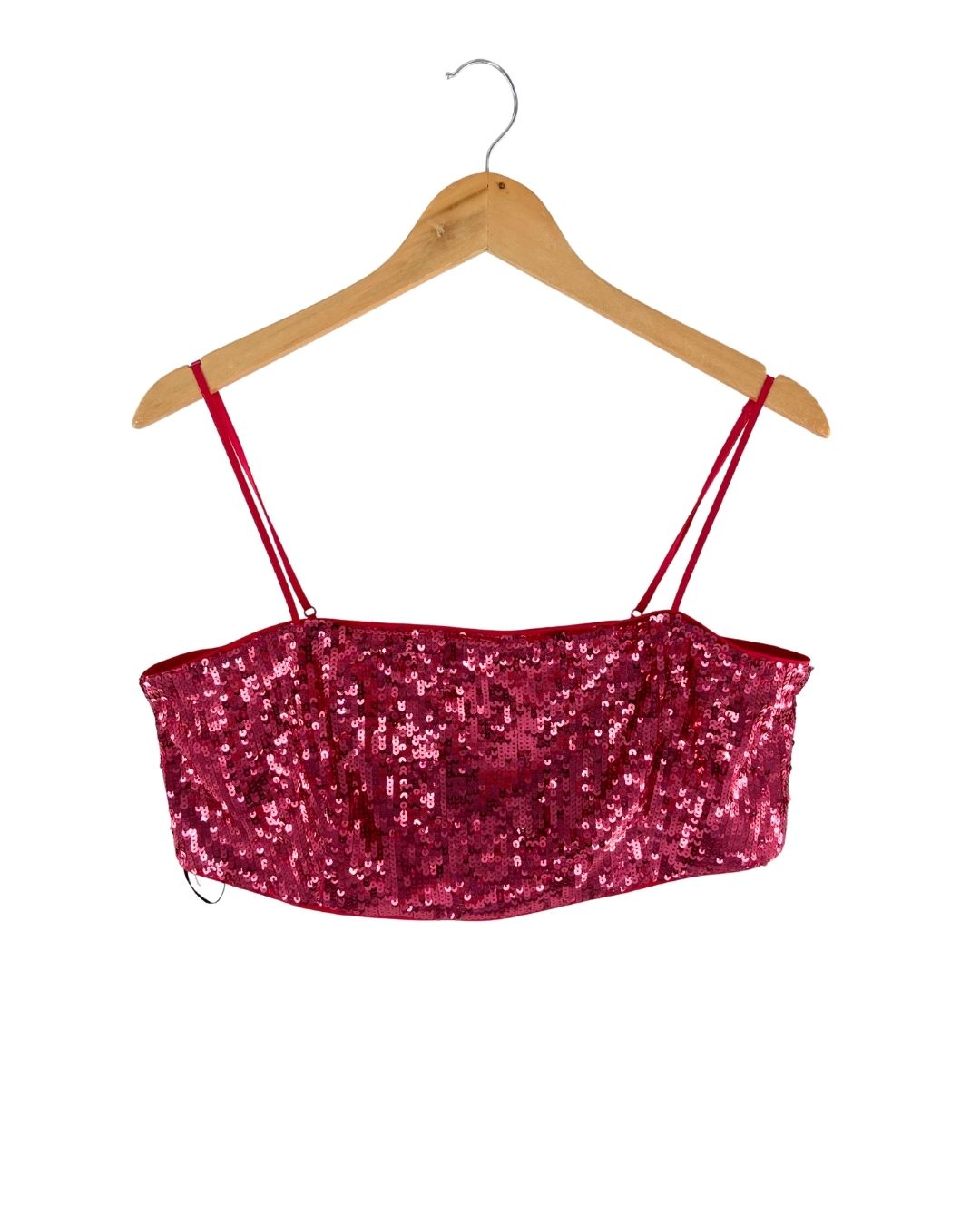 Crop top de tiras delgadas