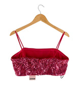 Crop top de tiras delgadas