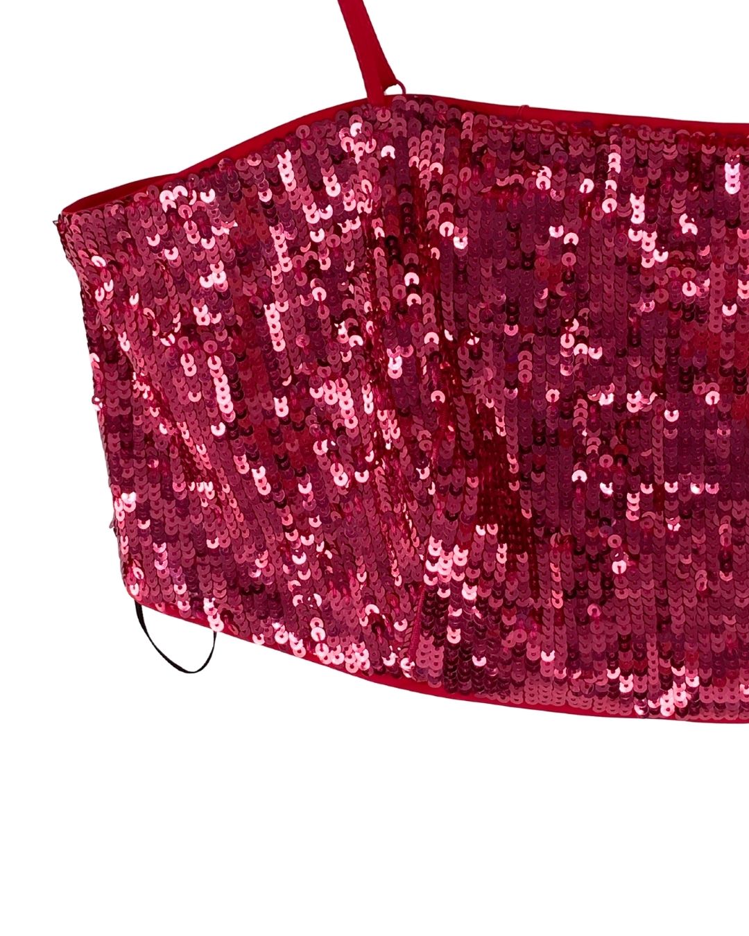 Crop top de tiras delgadas