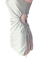 Vestido one shoulder cut out
