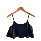 Blusa crop tiras delgadas
