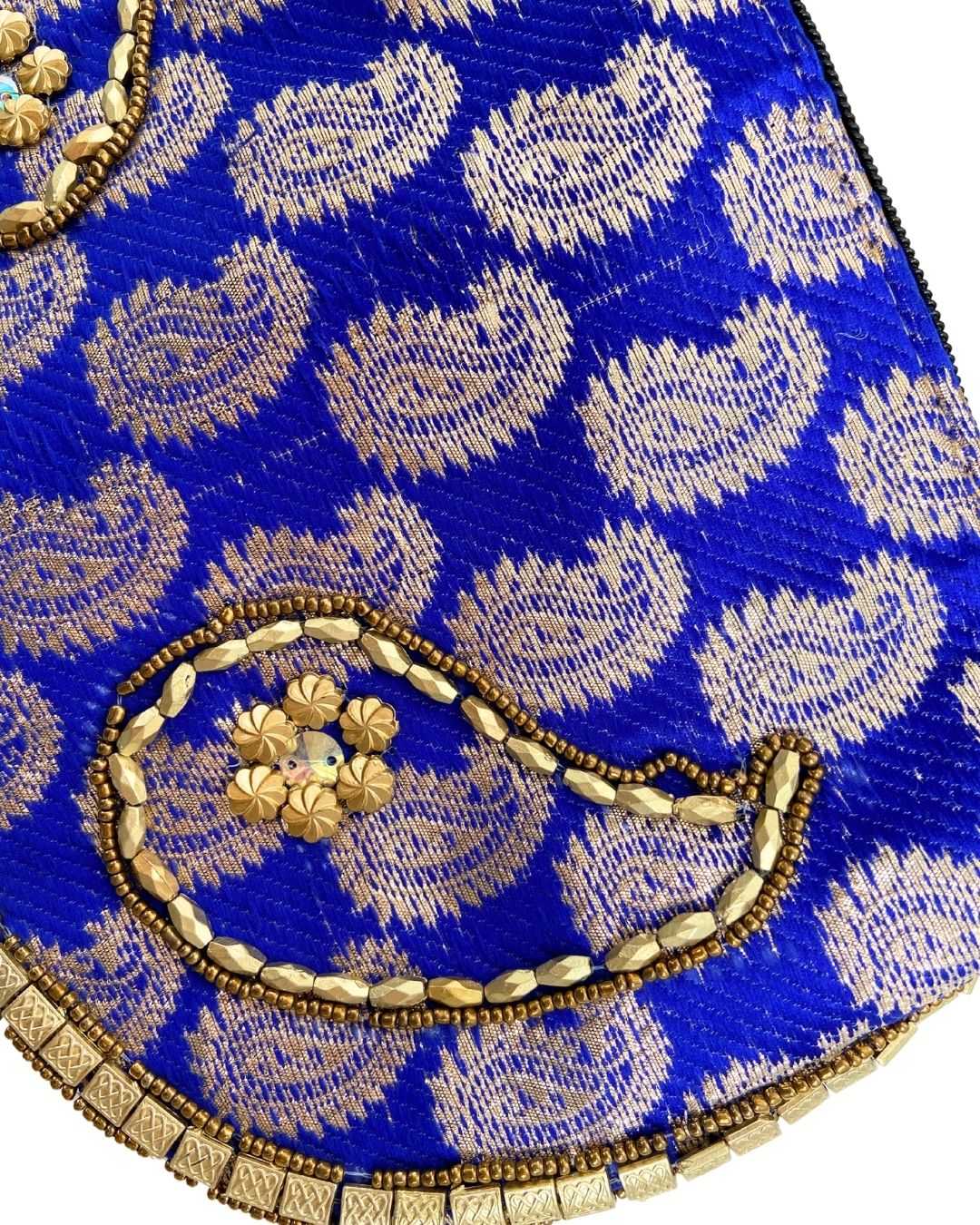 Handbag con paisley bordados