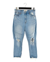 Skinny jean rigido destroyed