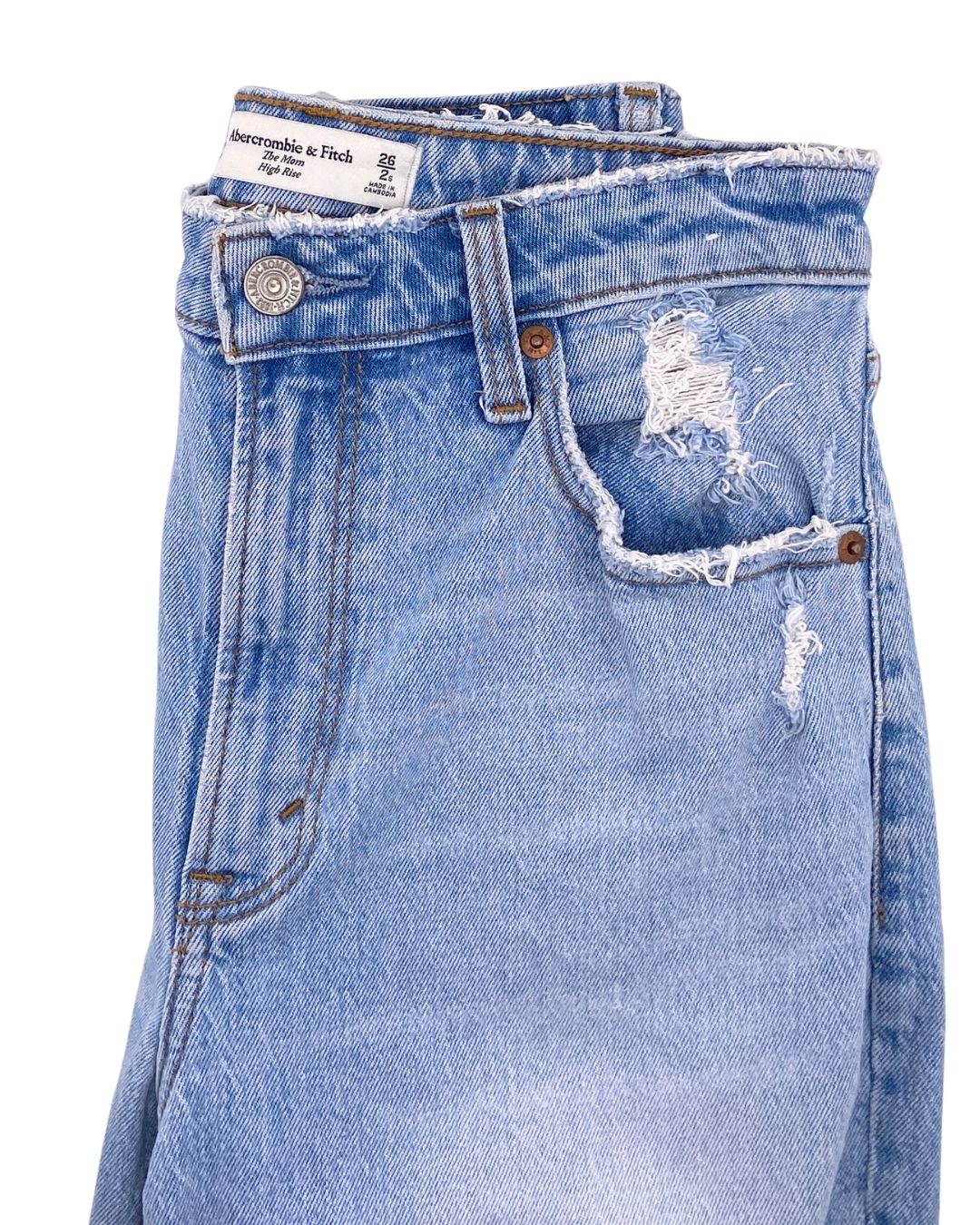 Skinny jean rigido destroyed