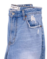 Skinny jean rigido destroyed
