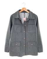 Chaqueta abotonada en paño