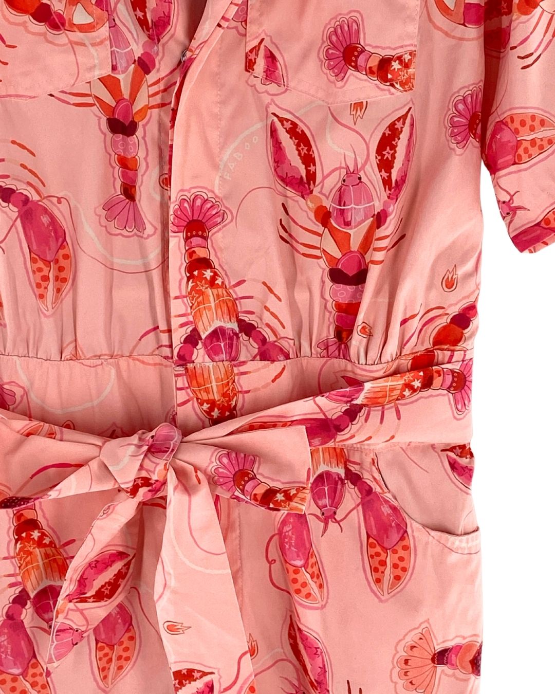 Maxi enterizo print langostas