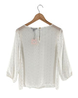 Blusa traslúcida