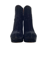 Botines afelpados