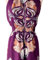 Maxi vestido print flores
