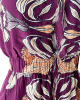 Maxi vestido print flores