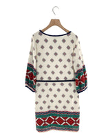 Vestido recto con print