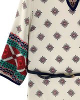 Vestido recto con print