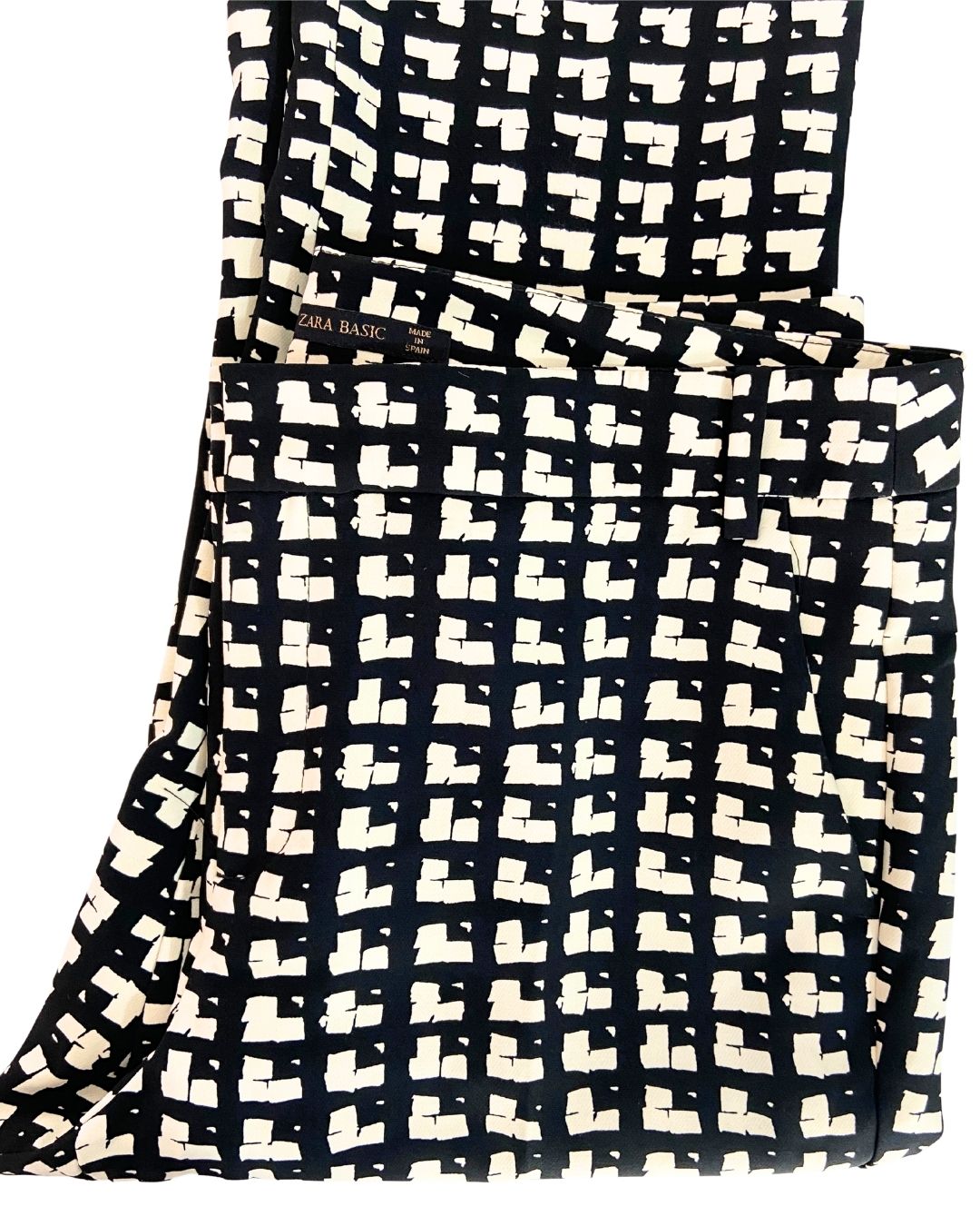 Pantalón bootcut con print