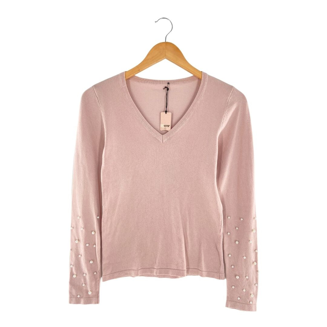 Jersey tejido extrafino cuello