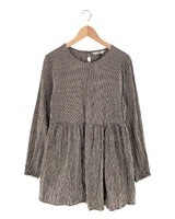 Vestido mini manga larga