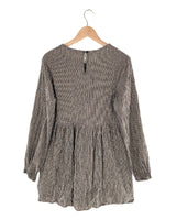 Vestido mini manga larga