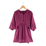 Vestido mini satinado