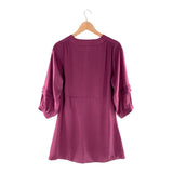 Vestido mini satinado