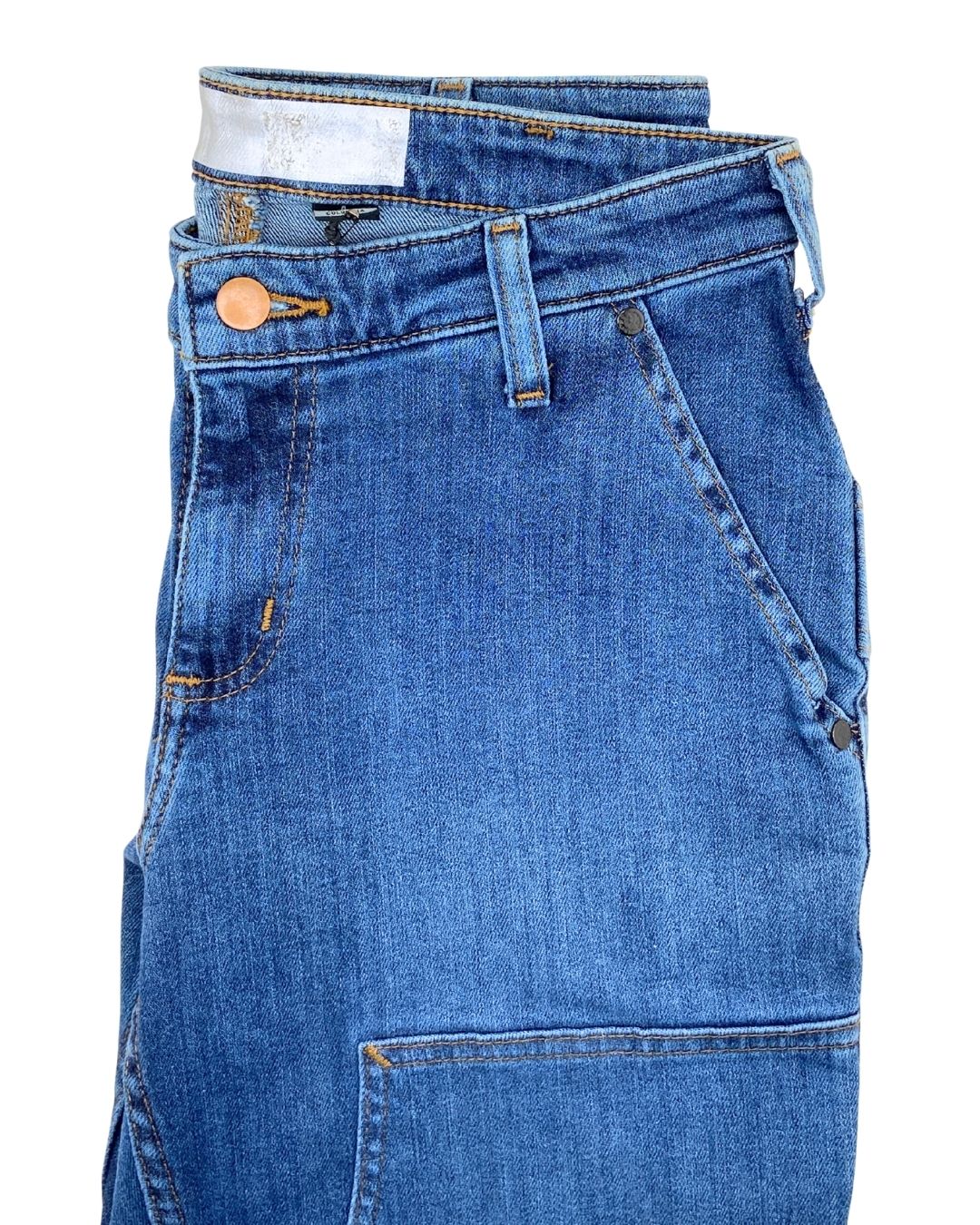 Jean stretch straight costuras
