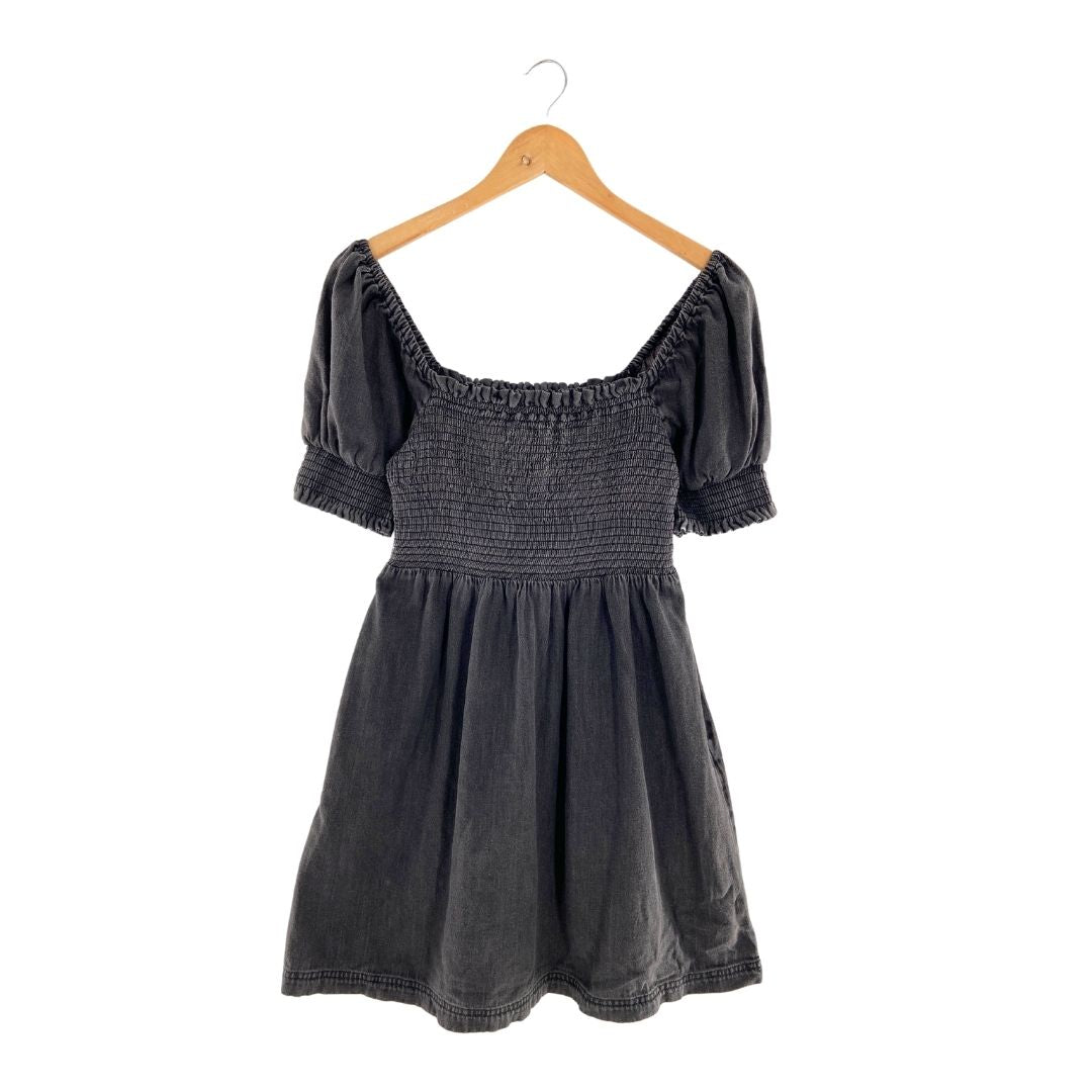 Vestido mini encauchado