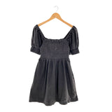 Vestido mini encauchado