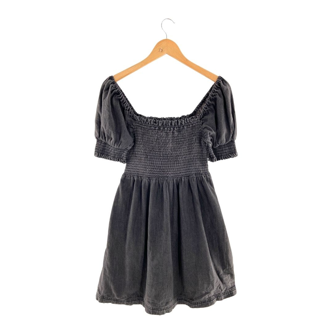 Vestido mini encauchado