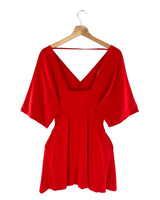 Vestido mini abotonado