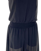 Enterizo traslúcido strapless