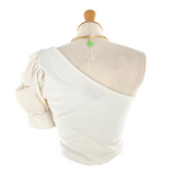 Blusa crop one shoulder