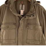 Chaqueta en denim con capota