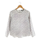 Blusa manga larga con textura